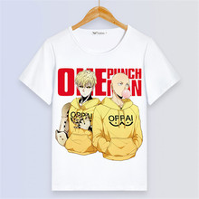 Летняя футболка с коротким рукавом для косплея «ONE PUNCH-MAN», «Saitama», «унисекс», «Харадзюку» 2024 - купить недорого