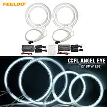 FEELDO 1Set White Car DRL CCFL Angel Eyes Light Halo Rings Kits For BMW E92 Car Styling Headlight #MX4847 2024 - buy cheap
