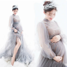 Платье для беременных Платья для беременных для фотосъемки длинные кружевные реквизиты для фотосъемки для беременных женщин 2024 - купить недорого