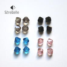 200pcs/Bag AAA 4mm 5301 Bicone Bead Wholesale Loose Glass Crystal Beads Multi Colors 2024 - buy cheap