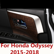 For Honda Odyssey 2015-2018 Car Interior Door Armrest Cover Trim Molding Strip Sticker Chrome Accessories Interior decoration 2024 - buy cheap