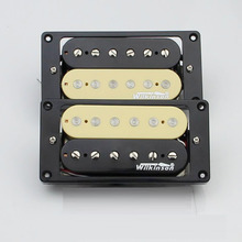 1 Juego de pastillas eléctricas de cebra, pastillas de Wilkinson WVHZ, Humbuckers 2024 - compra barato