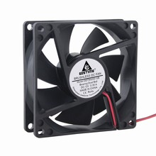 1 Piece Gdstime 80mm x 25mm 12 Volts 8025 Dual Ball 8cm DC Brushless PC Cooling Fan 12V 80x80x25mm 0.35A 4500RPM 80mm*80mm*25mm 2024 - buy cheap