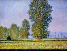 Painting by Claude Monet Meadow at Limetz Redroom decor oil on Canvas Handmade High quality 2024 - buy cheap