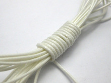 100 yardas blanco coreano cordón encerado hilo 1mm para collar de pulsera 2024 - compra barato