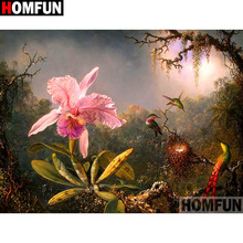 HOMFUN Full Square/Round Drill 5D DIY Diamond Painting "Birds and flowers" Embroidery Cross Stitch 3D Home Decor Gift A12068 2024 - buy cheap