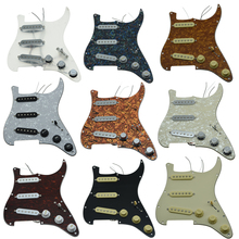 KAISH Various Custom Loaded ST Pickguard Prewired SSS Pickguard with Ceramic Pickups Fits For Fender Loaded Pickguard 2024 - buy cheap