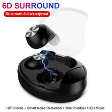 X28 TWS 5.0 True Wireless Earbuds 6D Stereo X28 Bluetooth Earphones Mini TWS Waterproof Headfrees with 800mAh charging box 2024 - buy cheap