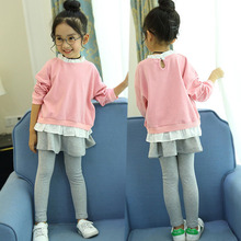 Girls Clothes Spring Autumn Kids Fashion Long Sleeved T-shirt+Pants 2pcs Children Clothes Girls Clothing Set 4 6 8 10 12 Years 2024 - buy cheap