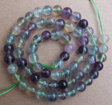 4mm 6mm 8mm 10mm 12mm 14mm Natural Fluorite Round Loose Beads 15.5" 2024 - buy cheap