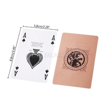 Conjunto de cartas de jogo de pôquer clássico, ultrafino, tendência, 54 peças, ferramentas de truques de mágica, mágico, pôquer, adereços, bar, festa 2024 - compre barato