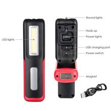 Explorer-BS USB Rechargeable Portable LED+XPE Torch  LED Flashlight Magnetic Work Light Lantern Camping Lamp With Power Display 2024 - buy cheap
