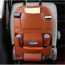 PU Leather Car Seat Back Storage Hanging Bag Auto Tablet Holder Tissue Bag Holder Car Backseat Organizer Umbrella Storage Holder 2024 - buy cheap