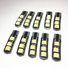 100pcs Knife edge T10 LED W5W 6 SMD 5050 LED 194 168 Canbus Bright Double No Error Parking Width Lamps Car Interior Bulbs Light 2024 - buy cheap