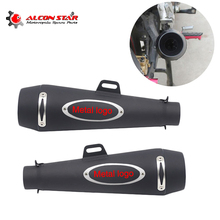 Alconstar Motorcycle Exhaust Muffler Pipe M4 Large Displacement Modified Pipe Case For Honda CBR1000 Yamaha R6 Benelli trk502 2024 - buy cheap