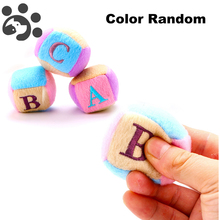 Dog Toys For Cats Small Dogs Letter Plush Square Toys For Small Dogs Plush Puppy Chewing Spike Toys Pet Dog Accessories TY0031 2024 - buy cheap