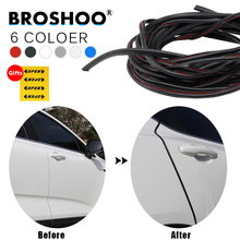 BROSHOO Car Door Side Protector Scratch Crash Rubber Strip Stickers For Skoda Yeti Octavia Superb Fabia Roomster Citigo Styling 2024 - buy cheap