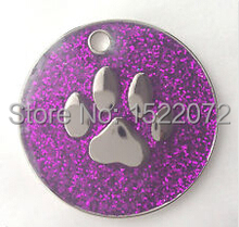 Pata de gato e cachorro roxo para personalização, preço baixo, suprimentos para cães mais populares, etiquetas para animais de estimação fh890047 2024 - compre barato