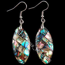 Free Shipping Women Fashion Jewelry New Zealand Abalone Shell Earrings 1Pair  C1786 2024 - buy cheap