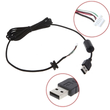 Pad-2m для мыши прочный нейлоновый плетеный кабель USB для мыши для Logitech G9 G9X 2024 - купить недорого