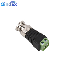 Sindax-enchufe BNC para cámara de vídeo, Conector de clavija macho AV Balun BNC, adaptador de corriente Coaxial, 10 Uds. 2024 - compra barato