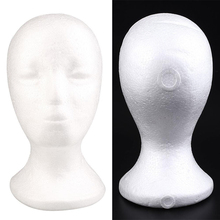 Female Styrofoam Foam Mannequin Manikin Head Model Hair Hat Wig Glasses Display 2024 - buy cheap
