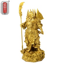 Where the statue of Guan Sheng copper ornaments Fortuna Wu Guan Yu Guan Erye large fortune gift shop opened 2024 - buy cheap