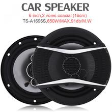 2pcs! 6 Inch 650W Auto Car HiFi Coaxial Speaker Vehicle Door Auto Audio Music Stereo Full Range Frequency Speakers for Cars 2024 - buy cheap