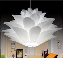 DIY подвесной абажур в виде лотоса лилии IQ, украшение для потолка, светодиодный ная Подвесная лампа 2024 - купить недорого