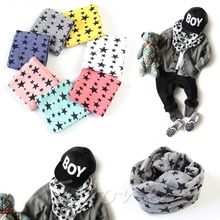 New Baby Winter Warm Boys Girls Stars Collar Scarf Children O Ring Neck Scarves 2024 - buy cheap