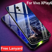 5,46 ''для Vivo Xplay6 стеклянный Жесткий Чехол для Vivo Xplay 6 Чехол x play 6 coque закаленное стекло + Мягкий силиконовый чехол-бампер 2024 - купить недорого
