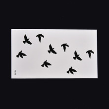 New Removable Swallow Temporary Tattoo Waterproof Arm Body Art Tattoos Sticker Best Selling 2024 - buy cheap