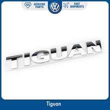 OEM 185 мм Серебристая хромированная Автомобильная Задняя Крышка багажника, значок, наклейка, логотип TIGUAN для VW Volkswagen, эмблема, Новинка 2024 - купить недорого