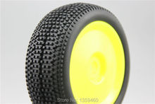 Neumáticos para Buggy 1/8 (cubo), todoterreno, rueda de carreras ligera (amarillo), se adapta a 1/8 Buggy 1/8, + 26014 22054, 4 Uds. 2024 - compra barato