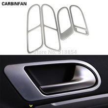 Car accessories Sticker interior door handle cover trim inner door trim for Volkswagen tiguan 2010 2011 2012 2013 2014 2015 4pcs 2024 - buy cheap