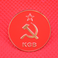 Insignia de la KGB rusa, alfileres de Estrella Roja, broche de medalla del CCCP soviético para hombres, pin del comunista de la URSS, regalo de joyería de colección antigua de la Segunda Guerra Mundial 2024 - compra barato