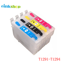 Einkshop-cartucho de tinta T1291 - T1294 para impresora Epson SX230, SX235W, SX420W, SX425W, SX435W, SX438W, SX440, SX445W, SX525WD, SX535WD 2024 - compra barato
