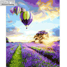 5D DIY Diamond embroidery Cross stitch Lavender garden Full Square/Round Diamond mosaic Diamond painting decoration HYY 2024 - buy cheap