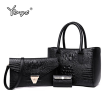Yblackout bolsa de mão de couro feminina, bolsa para mulheres tipo carteiro, de ombro, grande capacidade 2024 - compre barato