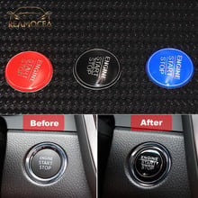 Reamocea 1Pc Car Engine One Button Start Stop Ignition Switch Replacement Cover Cap Molding For Toyota Camry 2018 2024 - buy cheap