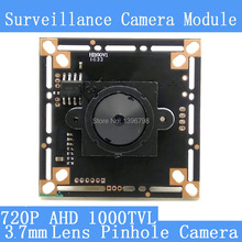 Камера видеонаблюдения 3,7 мм HD AHD, 1/4 дюйма, CMOS-датчик изображения, четыре в одном, 8901A + OV9732 1000TVL, плата модуля камеры ночного видения с 2024 - купить недорого