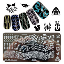 12*6cm Lace Flower Animal Pattern Nail Art Stamp Stamping Template Image Plate Stencils Rectangle Nail Stamping Plates 2024 - buy cheap