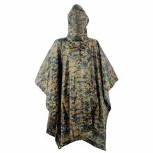 VILEAD Multifunction Military Impermeable Nylon Adult Raincoat Digital Waterproof Men Women Rain Poncho Camping Fishing Rainwear 2024 - buy cheap