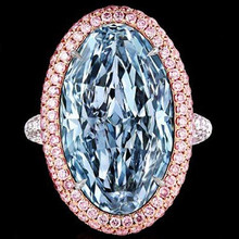 Anel oval grande de zircônia, anel feminino de pedra de zircônia azul aquático, joia de prata para casamento e noivado 2024 - compre barato