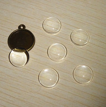 Cabujones de vidrio transparente para hacer ejercicio, cabujones de vidrio de 12mm con parte trasera plana, medias cuentas, Material de adorno de cúpula de cristal, 200 Uds. 2024 - compra barato