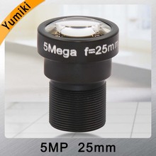 Yumiki 5,0 Megpixel M12 MTV 25mm 5MP HD objetivo de cámara CCTV IR HD cámara de seguridad lente Iris fijo 2024 - compra barato
