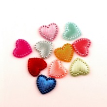 100Pcs Mixed Heart Craft ABS Resin Half Pearls Flatback Cabochon Beads For Cloth Needlework DIY Scrapbooking Decoration 2024 - buy cheap
