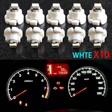 Auto Universal Hot 10pcs T4/T4.2 Neo Wedge LED Bulb Cluster Instrument Dash Climate Base Lights Car Styling 2024 - buy cheap