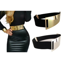 Hot Designer Belts for Woman Gold Silver Brand Belt Classy Elastic ceinture femme 5 color belt ladies Apparel Accessory bg-1368 2024 - buy cheap
