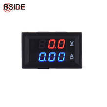 Mini Digital Voltmeter Ammeter DC 100V 10A Panel Amp Volt Current Meter Tester 0.28" Blue Red Dual LCD Display Free Shipping 2024 - buy cheap
